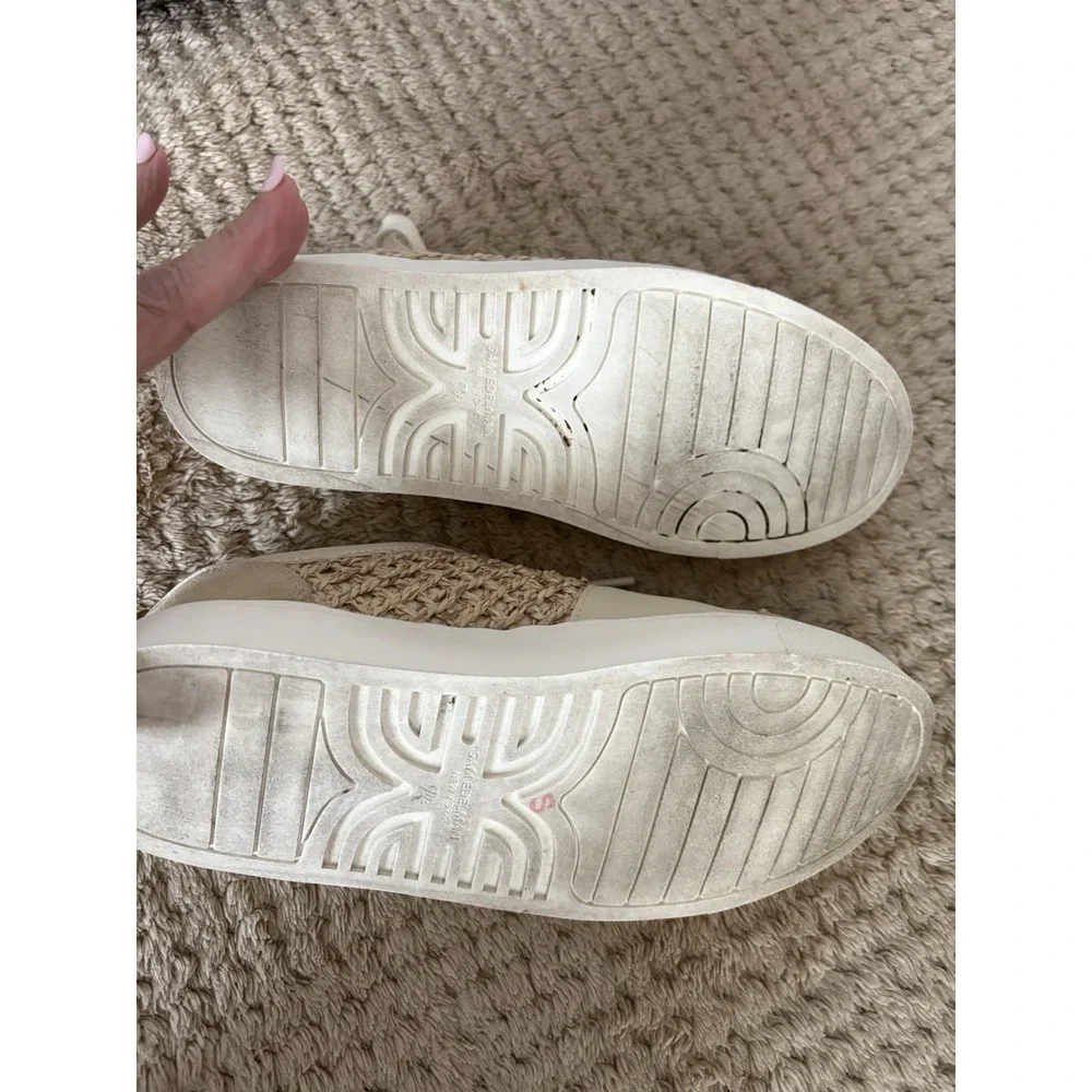 Sam Edelman Women's Tan Elcie Sneaker Size 7.5 Medium EUC